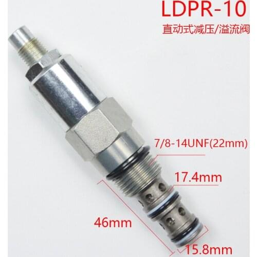 Threaded Cartridge Direct-acting Pressure Relief Valve LDPR-10