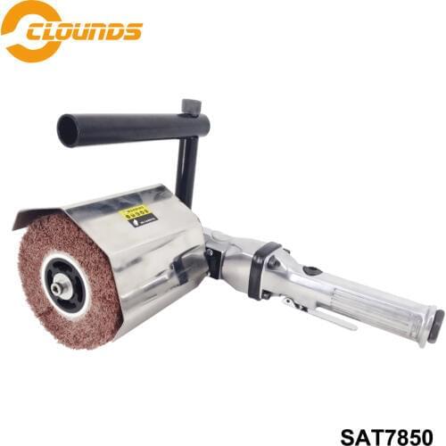 SAT7850 Hight Quality Pneumatic Tools 4500rpm Pad Size 100*120mm Air Drawbench