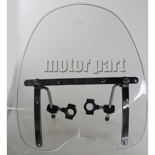 Windshield For 1969-2015 Honda Cruisers/Standards Models As Shadow 600 Spirit 650 750 1100 Stateline Sabre 1300 WindScreen Clear