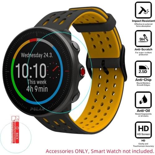 Tempered Glass Clear Protective Film Guard For Polar Vantage M2 Watch Sport Smartwatch Screen Protector Cover Protection