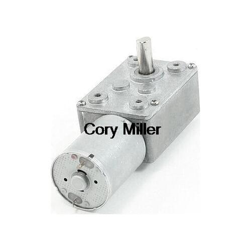 DC 12V 15RPM High Torque Turbine Worm Electric Gear Box Motor Replacement
