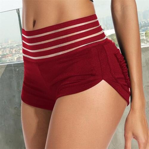 Womens Stretch Breeches Fitness Sweatpants Sexy Running Sports Shorts Abdomen Exercise Yoga Pants