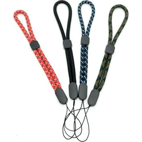 100pcs Adjustable Wrist Strap Hand Lanyard For Phone iPhone Samsung Camera GoPro USB Flash Drives Keys ID Card keycord keychain