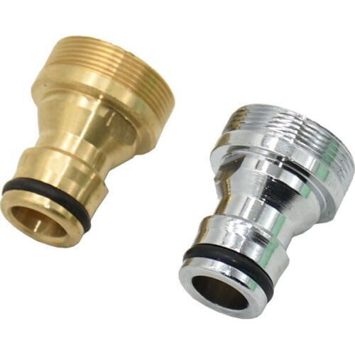Silver male M24 to M22 Female Quick Connector Brass nipple Faucet adapter Garden tap Adapter 25pcs