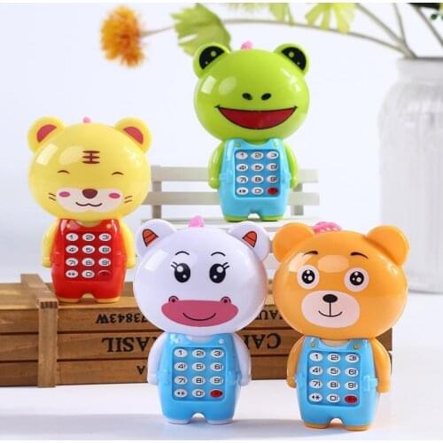 Baby Electronic Toy Phone Musical Mini Cute Children Phone Toy Early Education Cartoon Mobile Phone Telephone Cellphone Toys