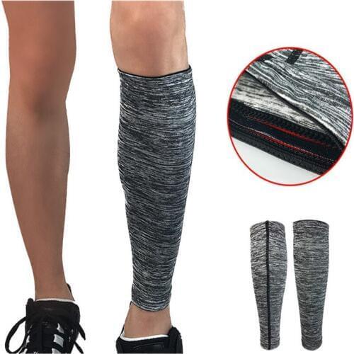 Compression Shin Knee Pads Leg Sleeve for Running Football Sports Climbing Calf Sleeves Protective Knee Warmer Pad Gaiter