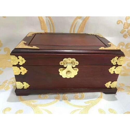 2017 nueva caja de joyería de gama alta, llegar productos, material: Gran Rama de ácido rojo