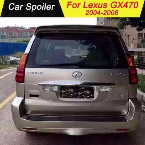 Beautifully Decorated Car Spoiler For Lexus GX470 2004 2005 2006 2007 2008 Primer Color tail wing decoration Rear Roof Spoiler
