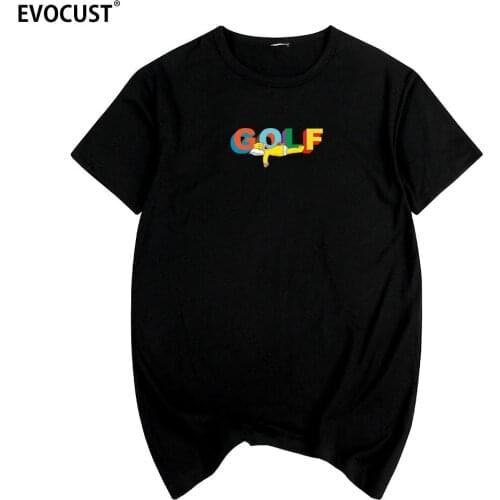 Golf Logo 3d Tyler The Creator Wang Ofwgkta Skate Vintage Summer Print t-shirt Cotton Men T Shirt New Women Tee