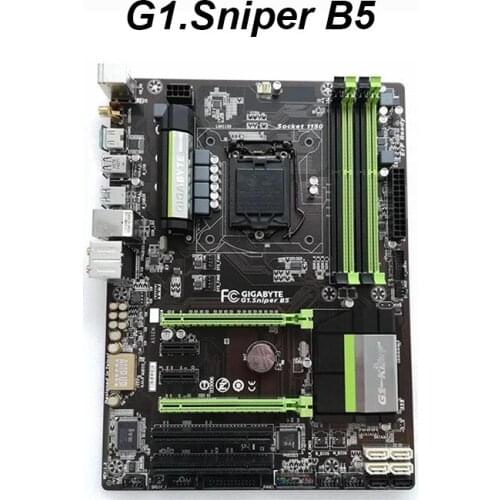 For Gigabyte GA-G1.Sniper B5 Used Desktop Motherboard G1.Sniper B5 B85 LGA 1150 i3 i5 i7 DDR3 32G ATX