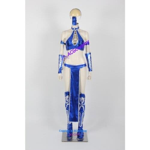 Mortal Kombat Kitana Cosplay Costume ACGcosplay include mask and boots covers