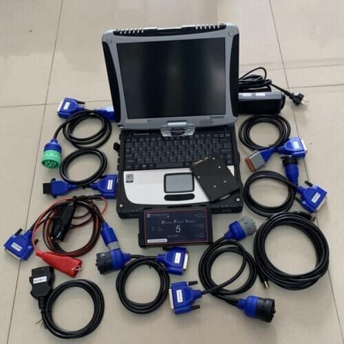 Laptop CF-19 CF19 + Software Installed HDD+Profession Diagnostic Tool Dearborn Protocol Adapter 5 DPA5 Heavy Duty Truck Scanner