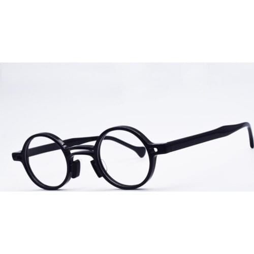 New plate retro round frame eyeglass frame special shaped small round frame for men and women round glasses men