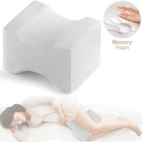 Memory Foam Knee Pillow for Side Sleepers Back Pain Sciatica Relief Pregnancy Leg Pillows Cojin Piernas Almohada Rodilla