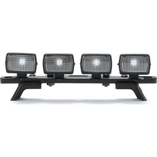 RC High Simulation Round/Square Roof Light DIY Assembly Roof Dome Lamp Kits for MN86SK G500 WPL D12 RC Car Upgrade Parts