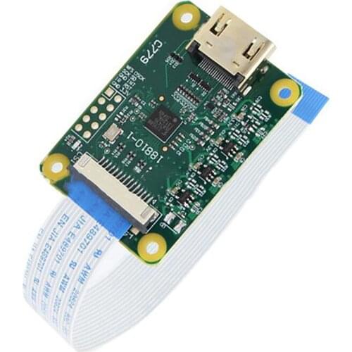 Stable HDMI-compatible to CSI-2 Adapter Board 1080P 25fp Module for Raspberry 4B/3B+ /3B/2B/B+ /3A+ / Pi Zero / Zero W