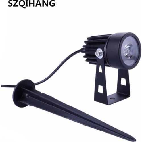 3W Mini Led Lawn Garden Light 12V 85-265V Outdoor IP68 Waterproof Lanscape Spot Light Lamps White Red Blue Green