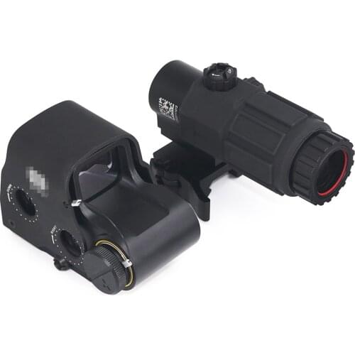 Tactical 558 Red Dot Sight G33 3X Magnifier Holographic Scope Hunting Reflex Sights 20mm Weaver Rail Mount Airsoft Riflescope