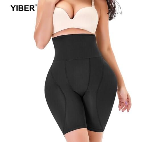 Women High Waist Trainer Body Tummy Shaper Fake Ass Butt Lifter Booties Hip Pads Enhancer Booty Lifter Thigh Trimmer Shapewear