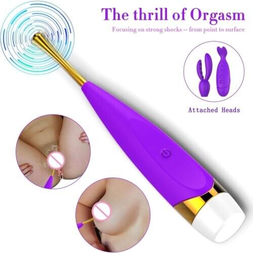 Clitoral Vibrator G Spot Stimulator with High-Frequency Whirling Vibration Adult Sex Toys Silicone Clitoris Vagina Massager