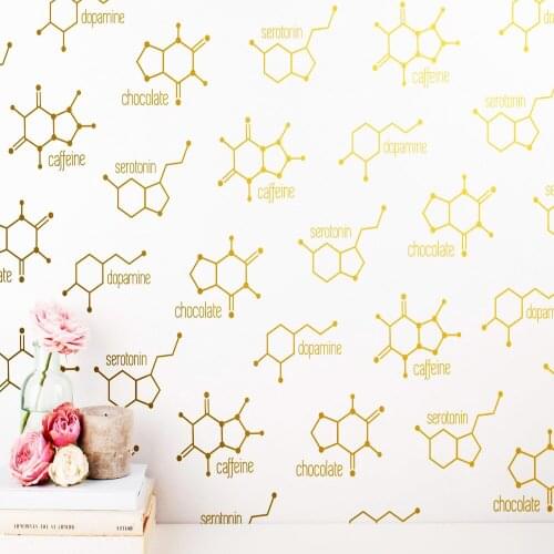 Funny Chemistry Removable Art Vinyl Wall Stickers For Kids babys Rooms Diy House Decoration Sticker Mural
