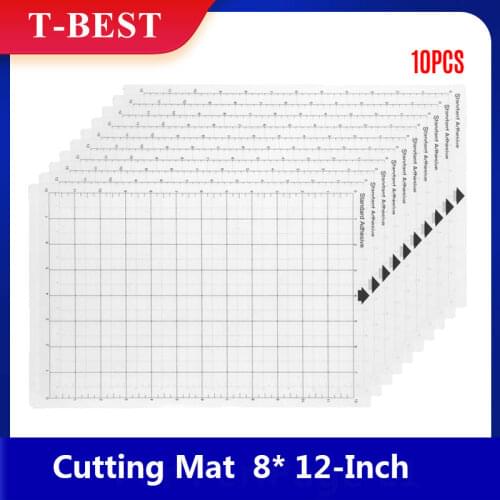 3/5/10PCS Replacement Cutting Mat Transparent Adhesive Cricut Mat Mat 8* 12-Inch for Silhouette Cameo Cricut Explore Plotter