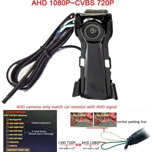 Appr.180deg CCD AHD Car Front view camera for BMW 7 series 740Li 750Li xDrive M760Li 2019 year parking camera night vision