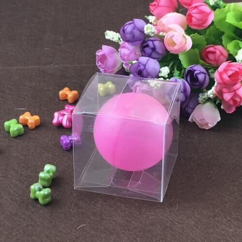 50pcs 3*3*3cm clear plastic pvc box packing boxes for gifts/chocolate/candy/cosmetic/cake/crafts square transparent pvc Box