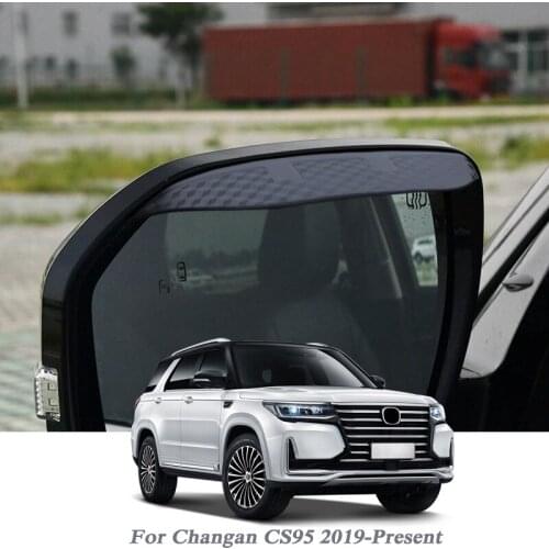 Car Rearview Mirror Rain Eyebrow Auto Shield Snow Guard Sun Side Visor Shade Protector For CHANGAN CS95 2019-Present Accessories