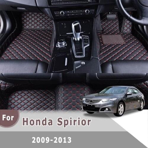 RHD Carpets For Honda Spirior 2013 2012 2011 2010 2009 Car Floor Mats Accessories Interior Decoration Cover Styling Protect