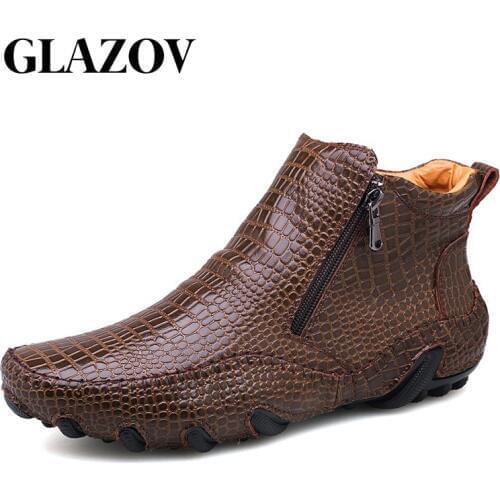GLAZOV Men's Work Shoes
