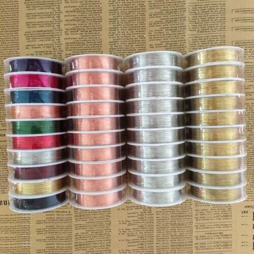 HOT Copper Plated Wire Beading DIY Jewelry Bracelet Earring Making Accessories Craft NDS66