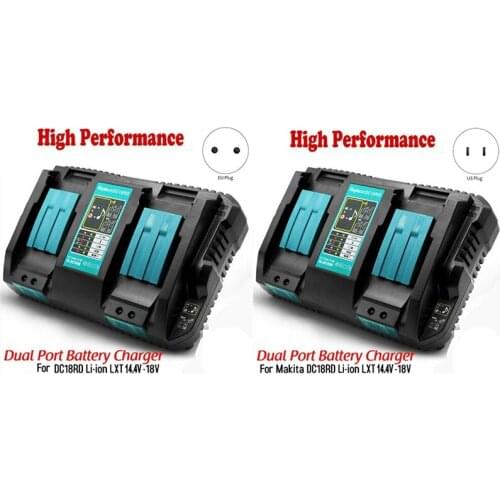 Quality Dc18Rd Li-Ion Charger Dual Usb 6A 14.4V-18V For Bl1415 Bl1430 Bl1815