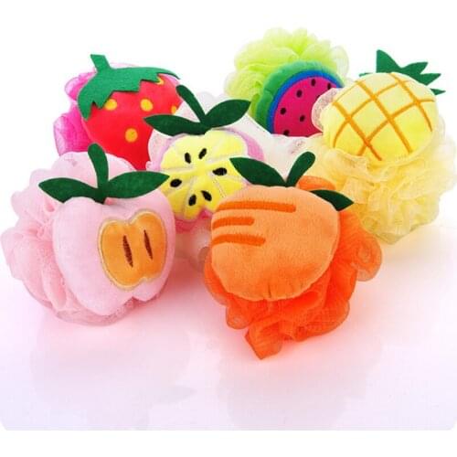 Fruit Baby Bath Brush High Quality for Children Wistiti + Nylon 6 Style