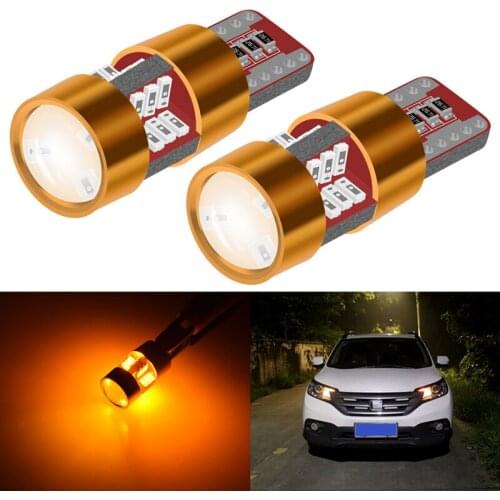 T10 LED Lamp W5W LED Canbus Parking Light for Peugeot 206 207 307 308 407 2008 3008 Auto Interior Lights White Yellow Orange