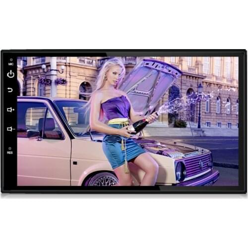 7 Inch universal front panel:Android 8.1 178mm*102mm Car Radio Stereo Audio Stereo Radio WIFI RDS GPS BT Car GPS Navigation