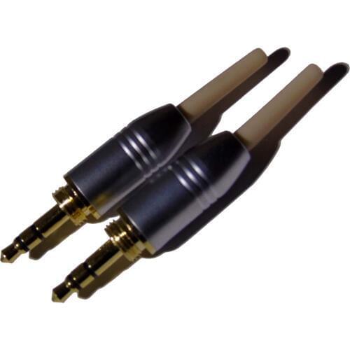 High Quality 1pcs /lot 3.5MM stereo 1/8" outside thread audio Plug with Spring tail diameter 1.8mm