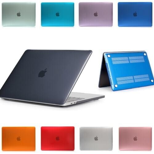 Crystal Hard Laptop Case For MacBook Pro 16 A2141 2020 Touch ID A1932 A2289 Cover For Macbook Air 13 A2179 Pro 12 15 11 Case