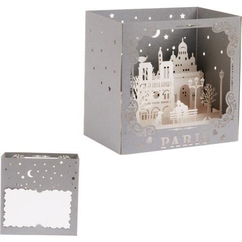 3D Pop Up Sculpture Greeting Cards Christmas Birthday Valentine Invitation -Y102