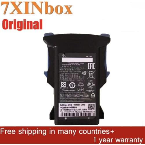 7XINbox BT-000371 Original Scanner Battery 3.6V 4600mAh/16.56Wh is suitable for the latest model of MC-93 Zebra Scanner Battery