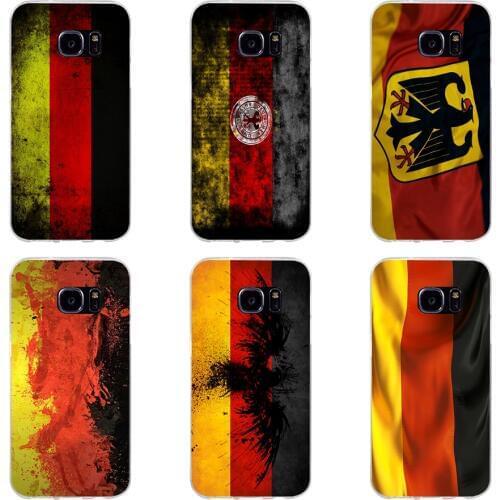 94H German Flag Germany Deutsch Flagge Soft TPU Silicone Cover Case for samsung Galaxy s6 s6 s7 edge s8 s9 plus case