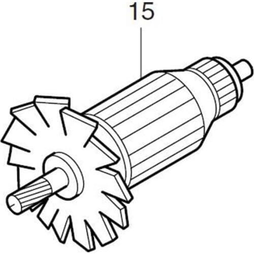 AC220-240V MAKITA 516238-2 Rotor Motor Armature for DM121 Rotor