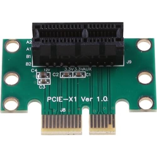 PCI-E PCI Express X1 Adapter Riser Card PCI E PCIE X1 to X1 Slot Converter Card 90 Degree for 1U Server Chassis