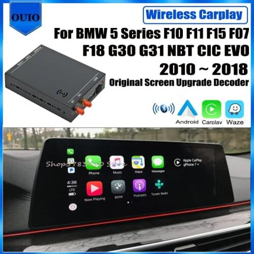 Wireless carplay/ Android Carlief For BMW 5 Series F10 F11 F15 F07 F18 G30 G31 BNT CIC EVO Rear camera Interface Adapte