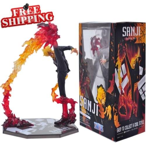 Kids' Figure Model Sanji Toy Anime One Piece PCV 16cm Straw Hat Ship 3D2Y Sanji Decoration Doll Janpan Cartoon Collection Toys