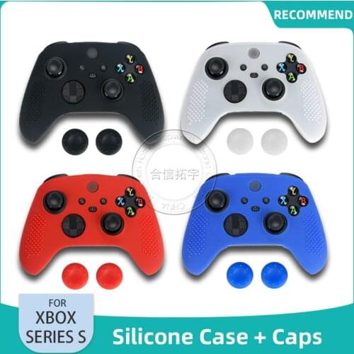 HOTHINK 1pcs Silicone Case for XBOX Series X S Controller Anti-slip Soft Cover Skin for XBOX SX SS