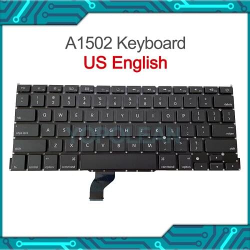New Laptop For Macbook Pro Retina 13" A1502 Keyboard US English Replacement ME864 ME865 ME866
