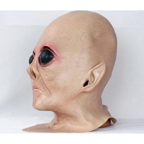 Hot Alien Ufo Extra Terrestrial Party ET Horror Rubber Latex Full Masks for Costume Party Cosplay Scary Silicone Face Mask