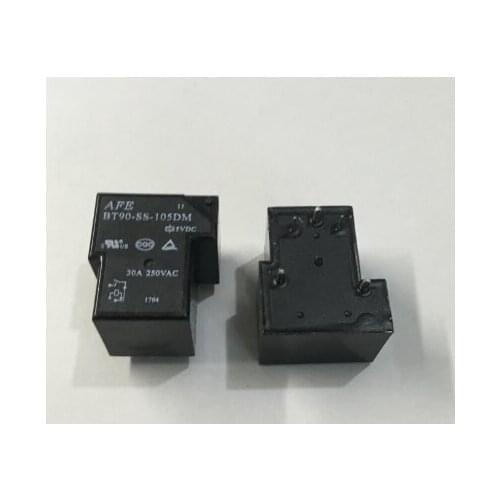 Original New Relay 10PCS/LOT BT90-SS-105DM 5VDC BBT90-SS-112DM 12VDC BT90-SS-124DM 24VDC BT90 SS 112DM 30A 250VAC 4PIN