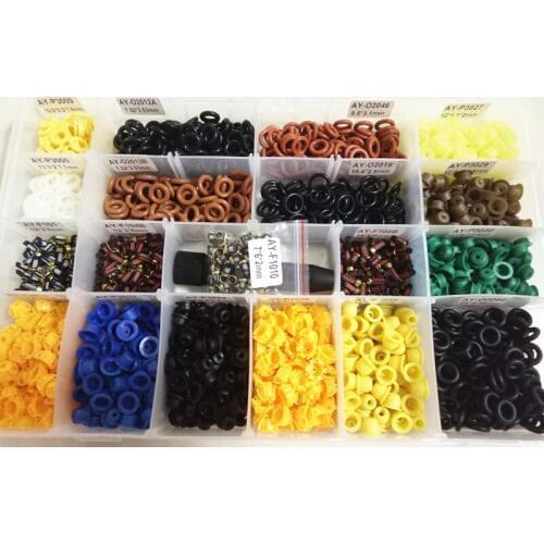 Free Shipping Fuel Injector Repair Kit &Rebuild Kit &Sevince Kit Fit For BWM Mercedes European car with 20kinds/box AY-RK1112